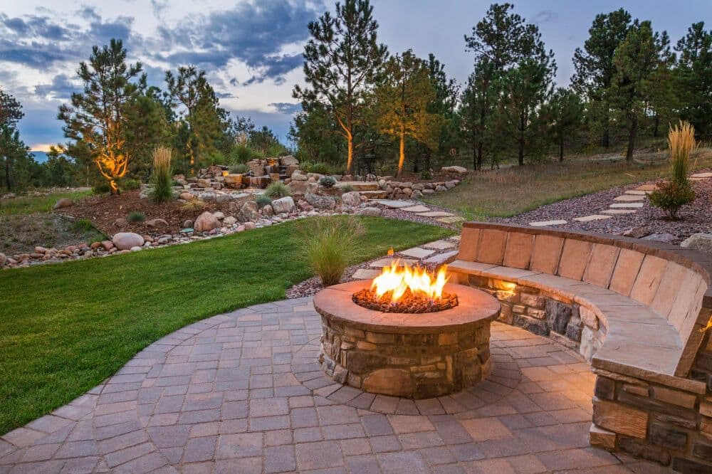 Custom Fire Pit Installation in the Salt Lake Valley